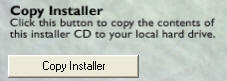 Copy installer to Hard Drive