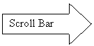 Right Arrow: Scroll Bar