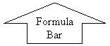 Up Arrow: Formula Bar